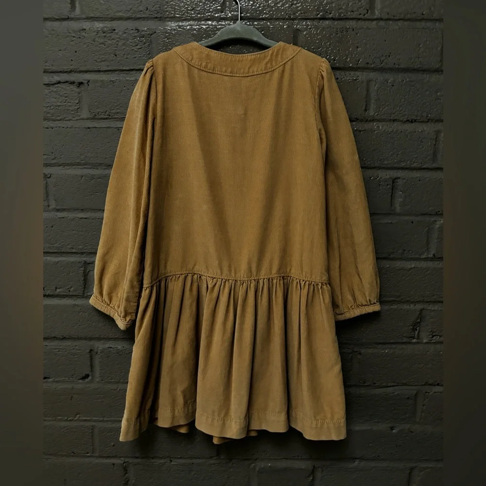 GAP Baby Gap  NWOT tan corduroy dress 5